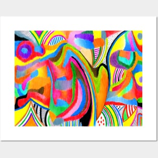 Quantum Extrasensory Cleromancy (abstract art) Posters and Art